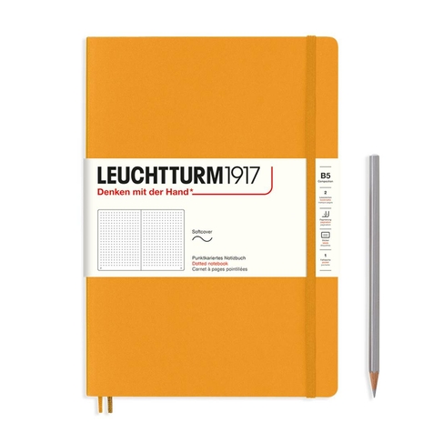 LEUCHTTURM1917 B5 Softcover Rising Sun Dotted Notebook 