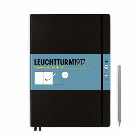 LEUCHTTURM1917 Master A4+ Black Sketchbook With 112 Pages of 150gm Paper