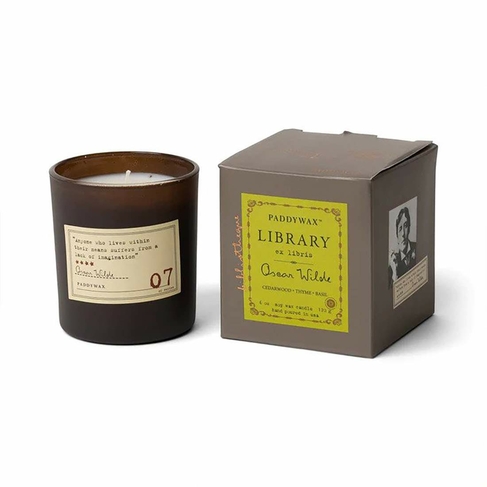 Paddywax Library Oscar Wilde Candle