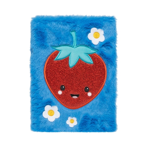 WHSmith Frootz Strawberry Plush Notebook