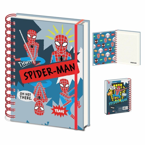 Spiderman A5 Wiro Bound Notebook