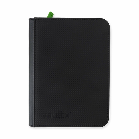 Vault X Exo-Tec Black 4 Pocket Zipped Trading Card Album for 180 Cards