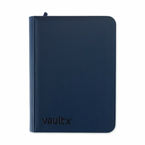 Vault X Exo-Tec Blue 9 Pocket Zipped Trading Card Album for 360 Cards