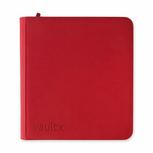 Vault X Exo-Tec Red 12 Pocket Zipped Trading Card Album for 480 Cards