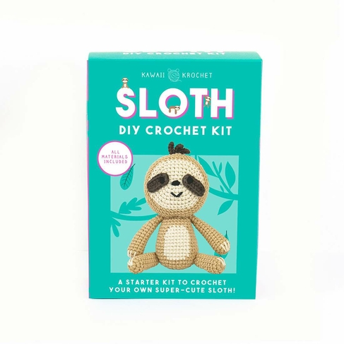 Gift Republic Kawaii Sloth Crochet Kit
