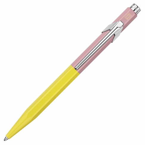 Caran d'Ache 849 Paul Smith Limited Edition Chartreuse - Rose Ballpoint Pen, Black Ink