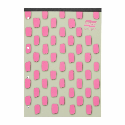 Europa A4 Pink Green Refill Pad