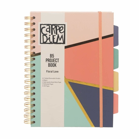 Pukka Carpe Diem B5 Project Book Assorted Designs