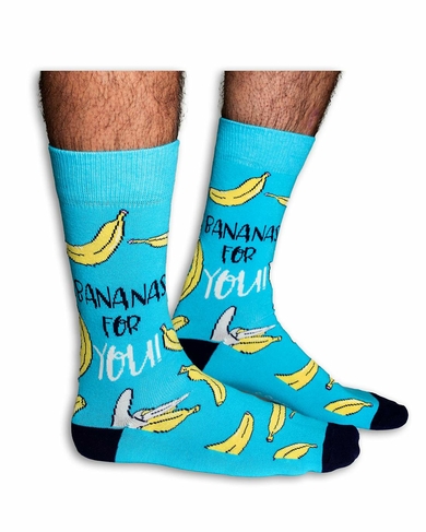 Cockney Spaniel Banana For You Mens Socks