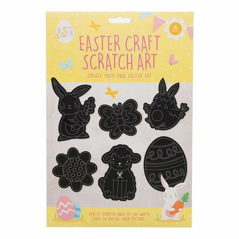 Hoppy Easter Easter Craft Scratch Art