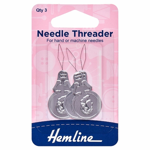 Hemline Aluminium Needle Threaders (Pack of 3)