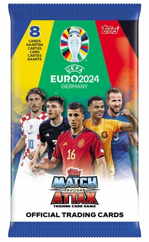 Official Euro Match Attax 2024 Card Packets