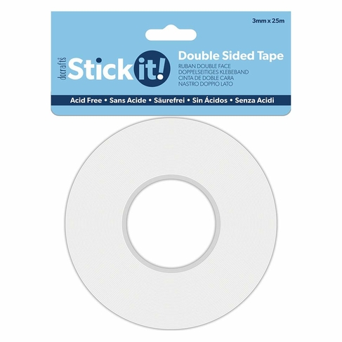docrafts Stick It! Double Sided Tape (3mm x 25m)
