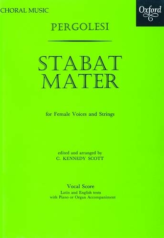 Stabat Mater: (Vocal score)