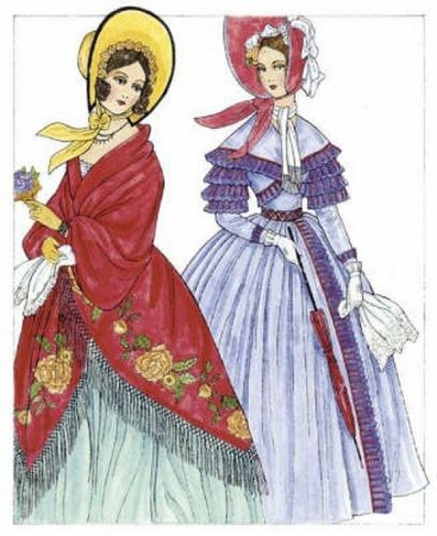 Godey's Fashions: (Dover Fashion Coloring Book)