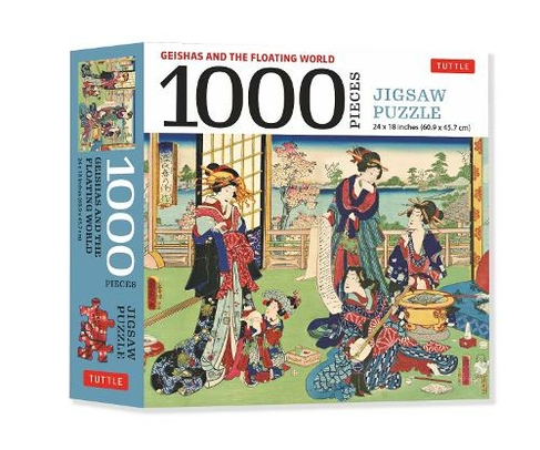 Geishas and the Floating World - 1000 Piece Jigsaw Puzzle: Finished Size 24 x 18 inches (61 x 46 cm)