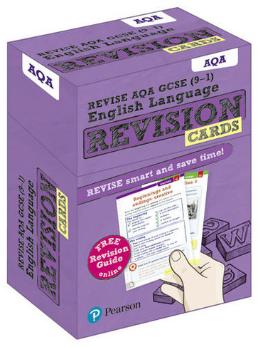 Pearson REVISE AQA GCSE (9-1) English Language Revision Cards (with free online Revision Guide): For 2024 and 2025 assessments and exams: (GCSE English Language 2015)