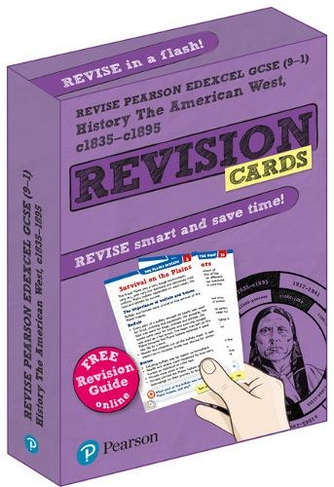 Pearson REVISE Edexcel GCSE History American West Revision Cards (with free online Revision Guide and Workbook): For 2024 and 2025 exams (Revise Edexcel GCSE History 16): (Revise Edexcel GCSE History 16)