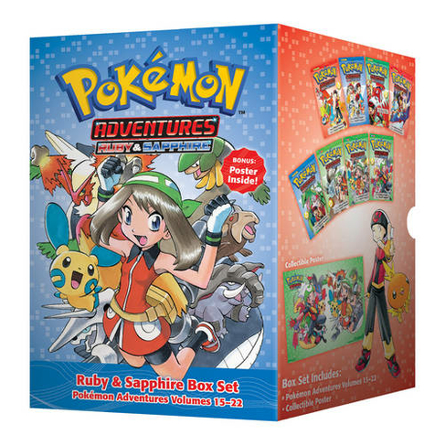 Pokemon Adventures Ruby & Sapphire Box Set: Includes Volumes 15-22 (Pokemon Manga Box Sets)