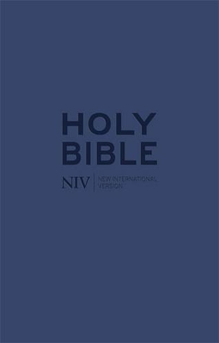 NIV Tiny Navy Soft-tone Bible with Zip: (New International Version)