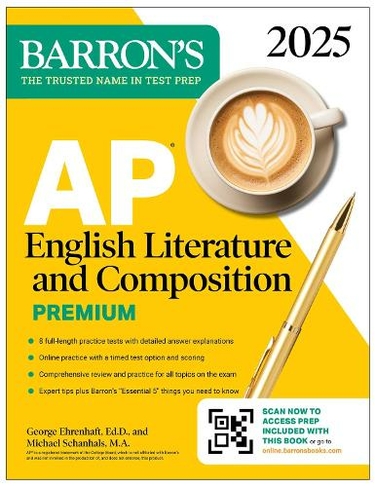 AP English Literature and Composition Premium, 2025: 8 Practice Tests + Comprehensive Review + Online Practice: (Barron's AP Prep)