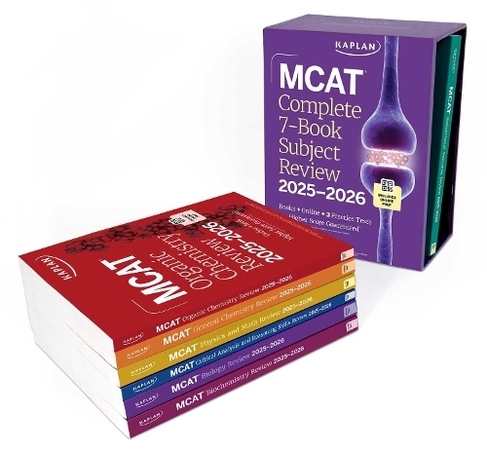 MCAT Complete 7-Book Subject Review 2025-2026, Set Includes Books, Online Prep, 3 Practice Tests: (Kaplan Test Prep)