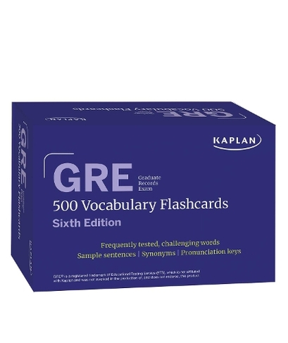 GRE Vocabulary Flashcards, Sixth Edition + Online Access to Review Your Cards, a Practice Test, and Video Tutorials: (Kaplan Test Prep Sixth Edition)