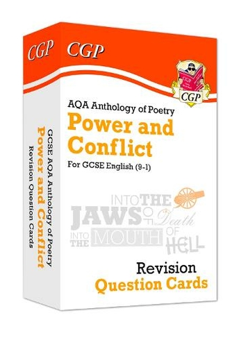 GCSE English: AQA Power & Conflict Poetry Anthology - Revision Question Cards: (CGP GCSE English Literature Cards)