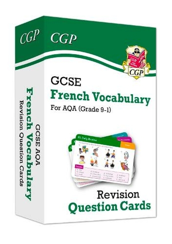 GCSE AQA French: Vocabulary Revision Question Cards (For exams in 2024 and 2025)