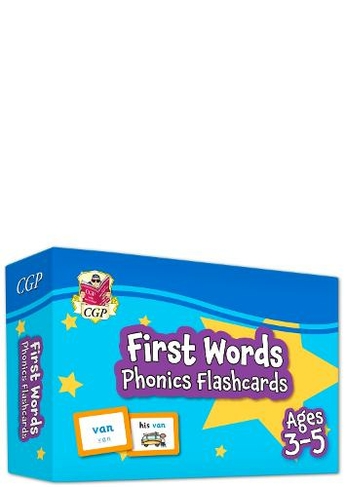 First Words Phonics Flashcards for Ages 3-5: (CGP Reception Activity Books and Cards)
