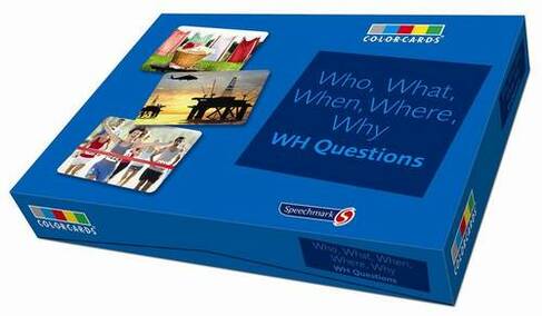 Who, What, When, Where Colorcards -Interrogative Pronouns: Wh Questions (Colorcards)