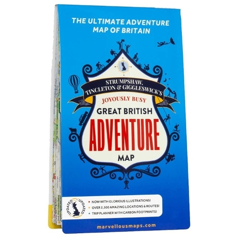 ST&G's Joyously Busy Great British Adventure Map: (2nd New edition)