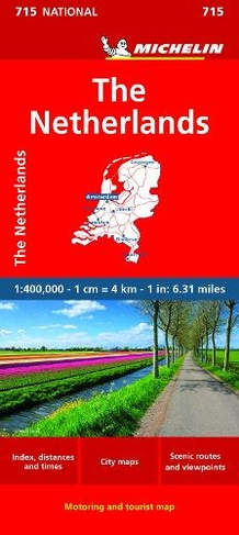 The Netherlands - Michelin National Map 715: (10th Edition)