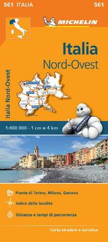 Italy Northwest - Michelin Regional Map 561: Map (16th edition)