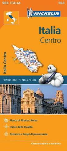 Italy Centre - Michelin Regional Map 563: Map (16th edition)