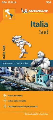 Italy South - Michelin Regional Map 564: Map (2019)
