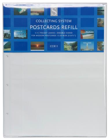 WHSmith Collecting System Postcard Album Refills CCR11 (Pack of 5)