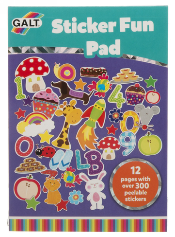 Galt Fun Sticker Pad 12 Sheets