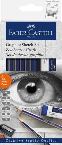 Faber-Castell Creative Studio Sketch Graphite Pencils (Pack of 6)