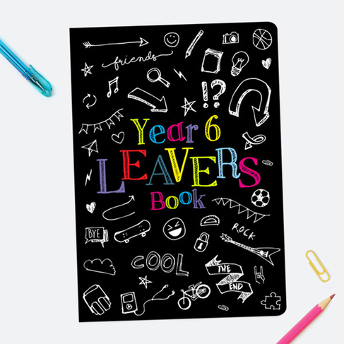 Dotty About Paper Fun Doodles Year 6 A5 School Leavers Book