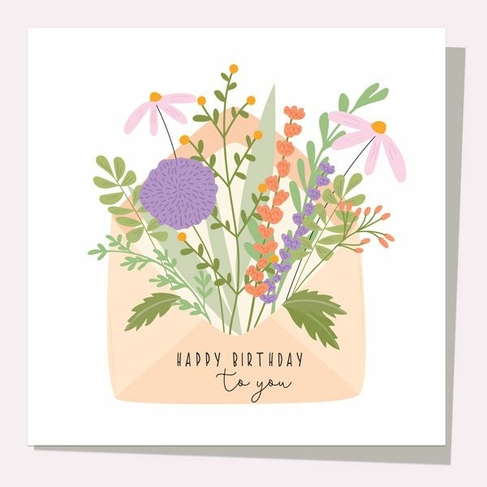 Dotty About Paper Birthday Bloom Birthday Card