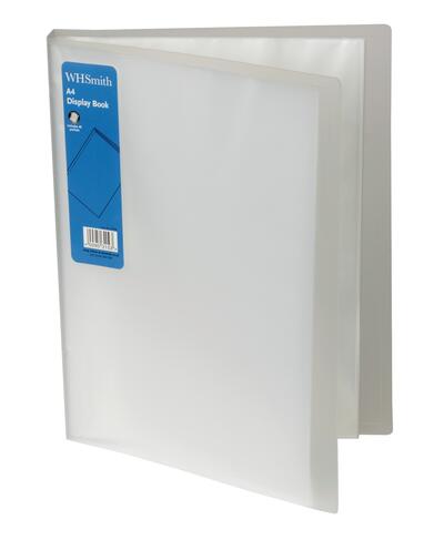 WHSmith 40 Pocket A4 Display Book