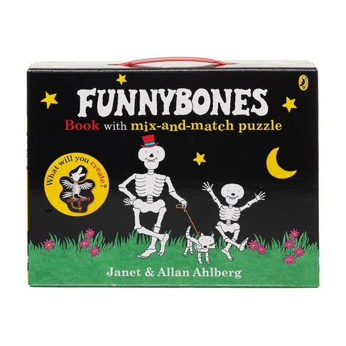 Funnybones book with mix-and-match puzzle