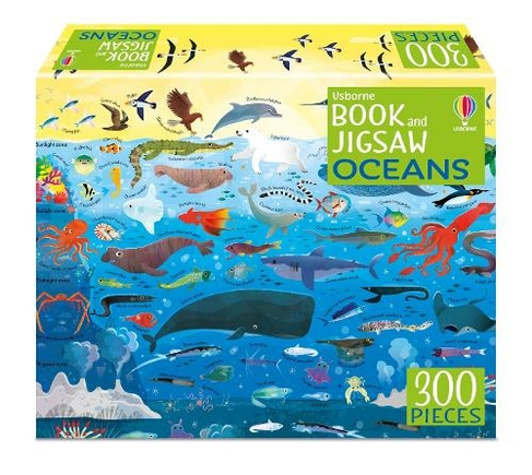 Usborne Book and Jigsaw Oceans: (Usborne Book and Jigsaw)