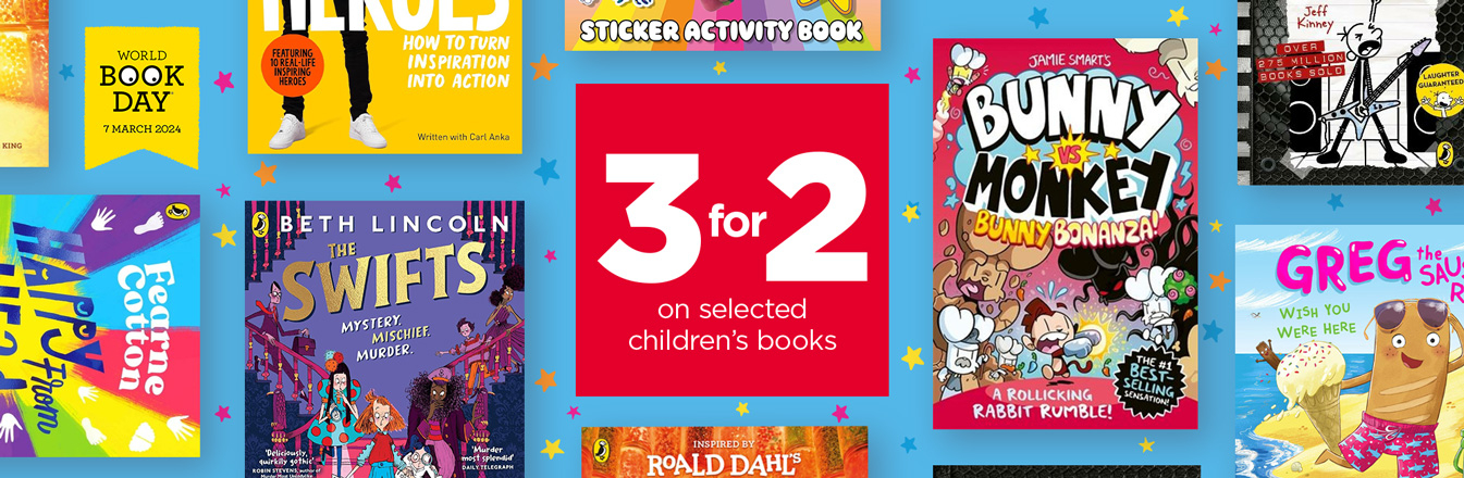 3 for 2 kid's books