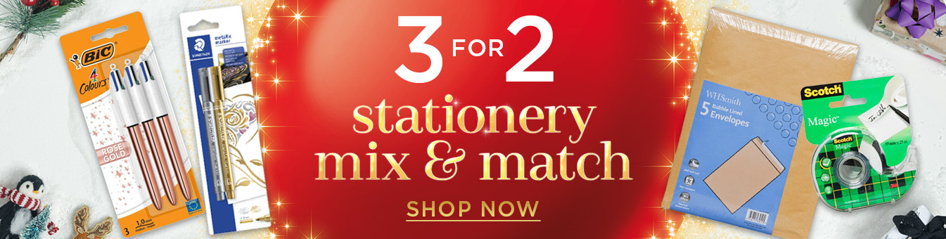 3 For 2 Stationery Mix & Match