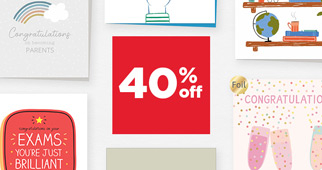 40% off cards