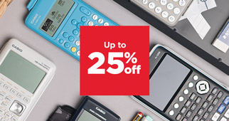 Up to 25% off Casio