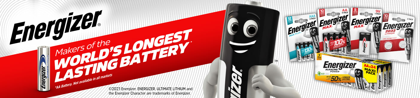 Browse The Energizer Range