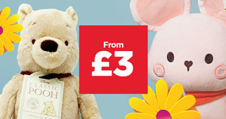 Soft toys from £3